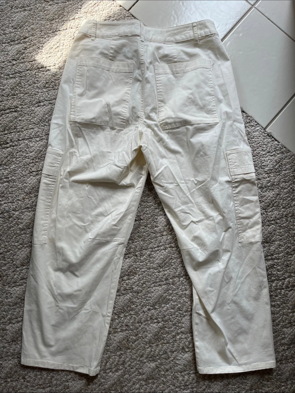 Women’s Beige Utility Cargo Pants